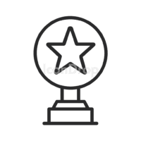 Star Icon Awards Outline