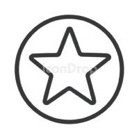Star Icon Game Outline