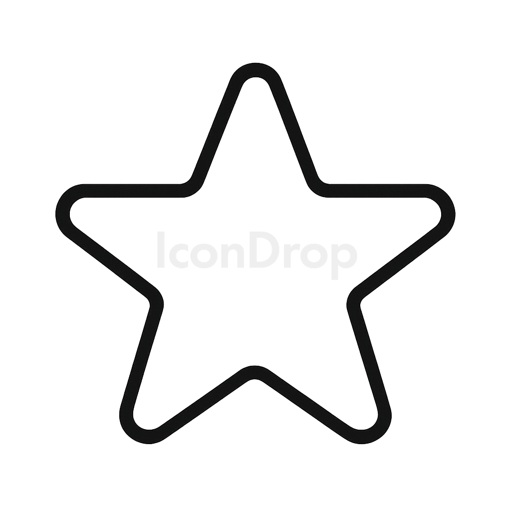Star Icon Outline