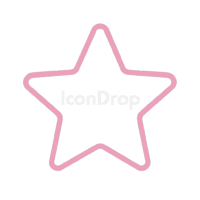 Star Icon Pink Outline