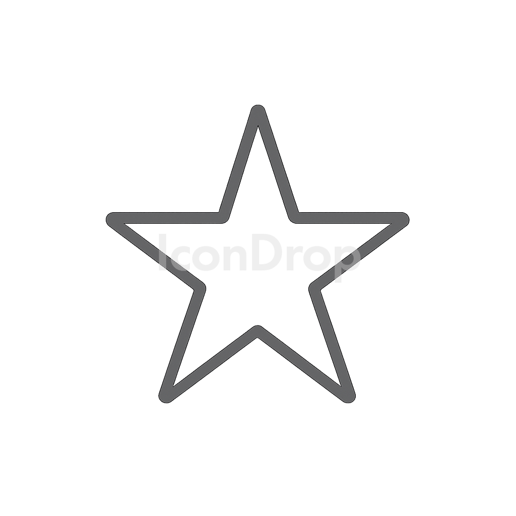 Star Icon Small Outline