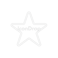 Star Icon White Outline
