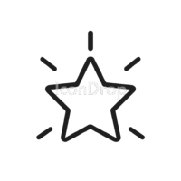 Star Power Icon Outline