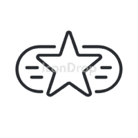 Star Rating Icon Outline
