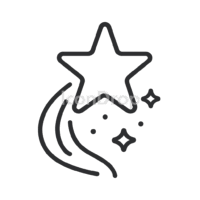 Stardust Icon Outline