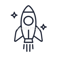 Starship Icon Outline