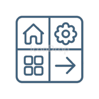Start Menu Icons Outline