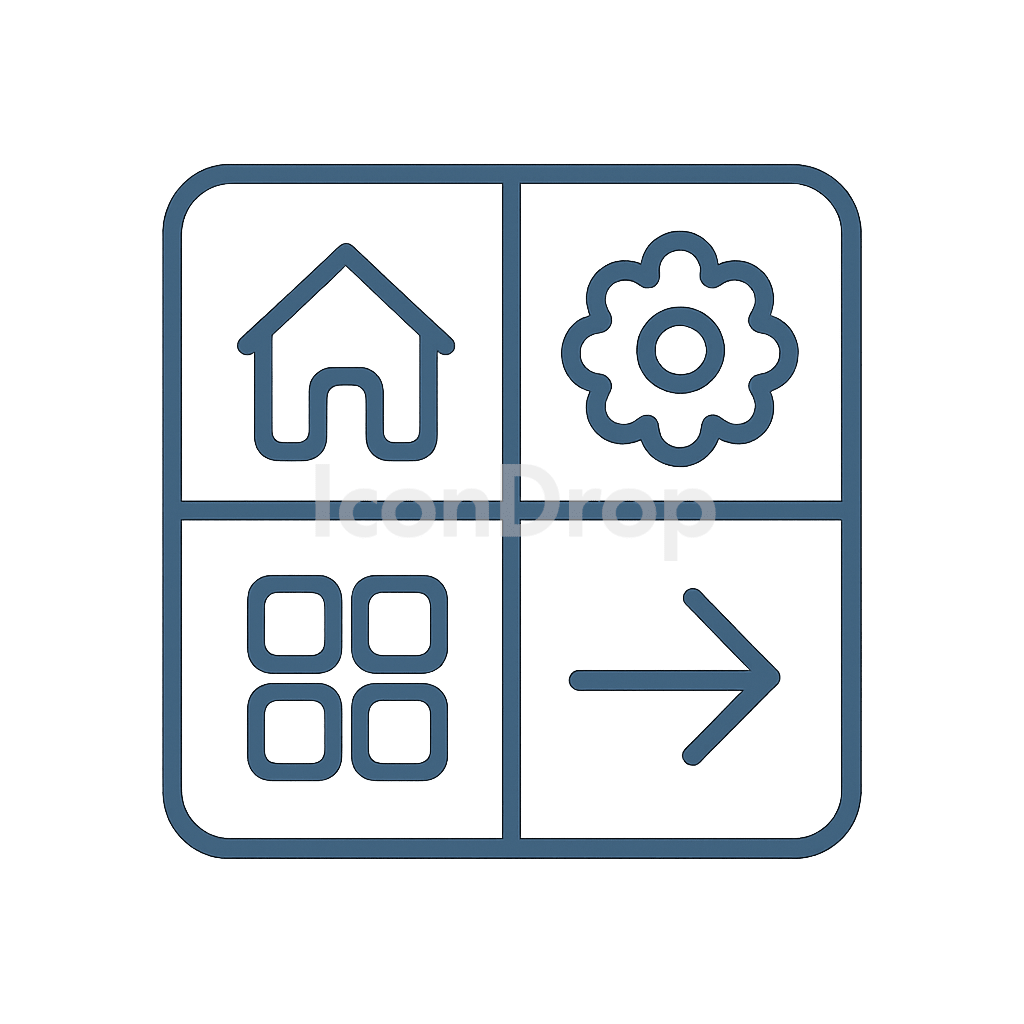 Start Menu Icons Outline