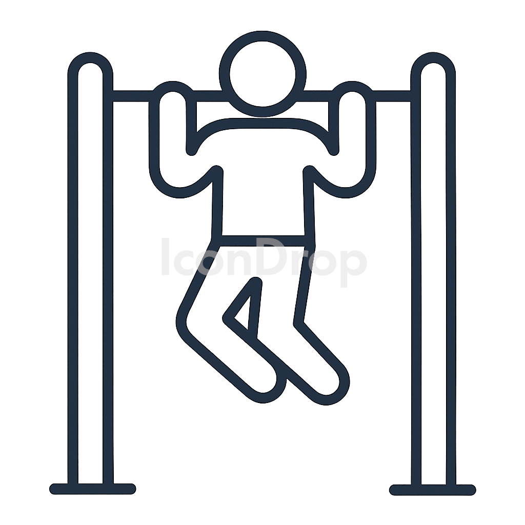 Street Workout Icon Outline