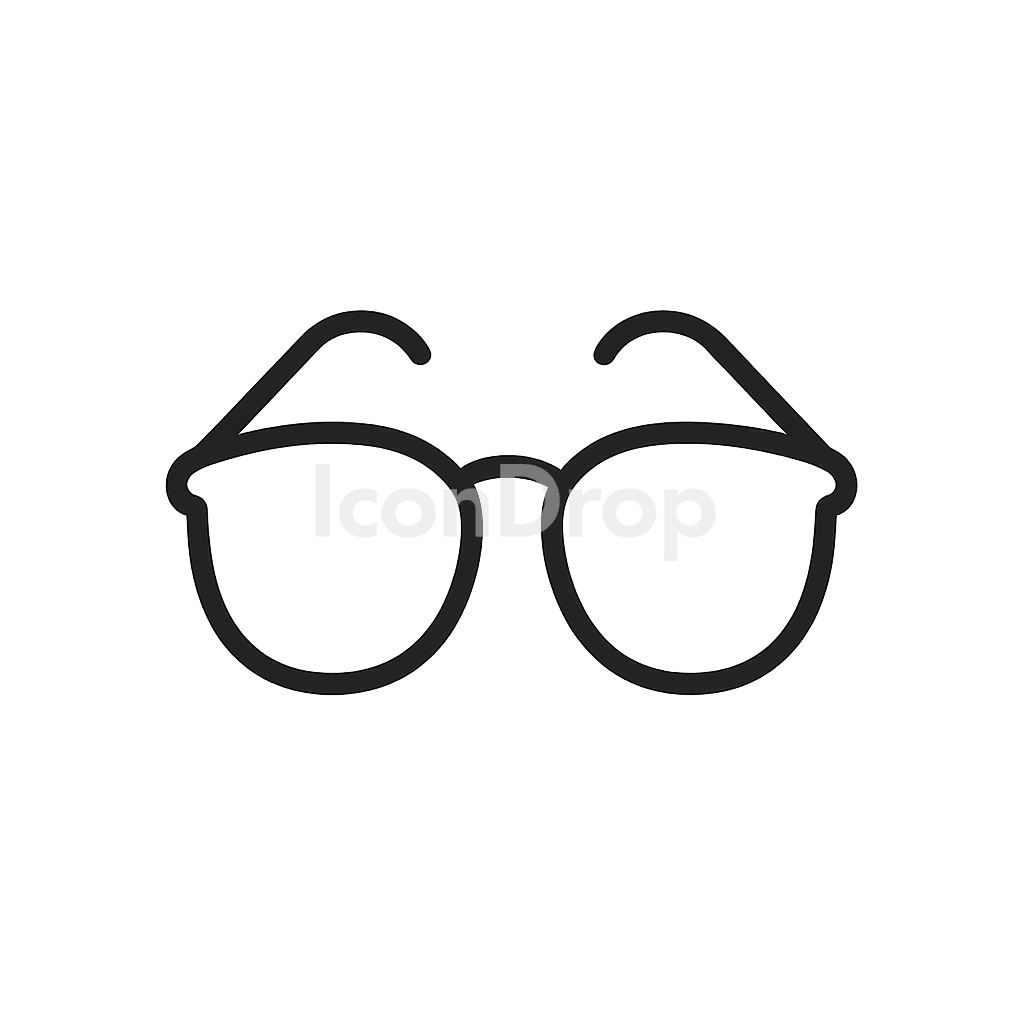 Sunglass Icon Outline