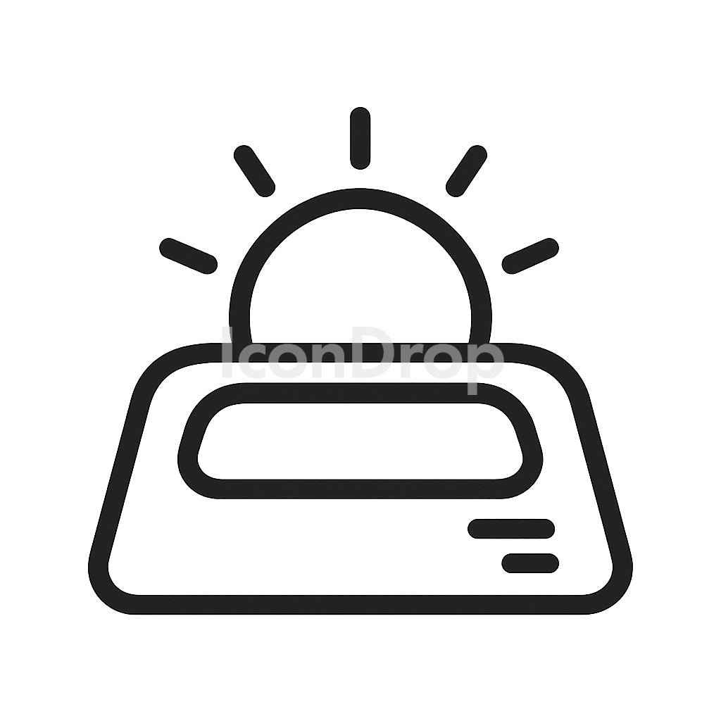 Sunroof Icon Outline