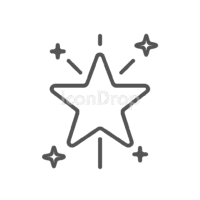 Super Star Icon Outline