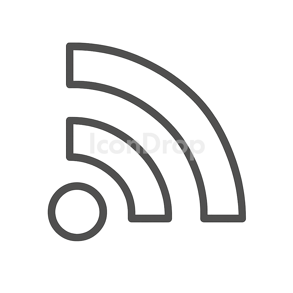 Syndication Icon Outline