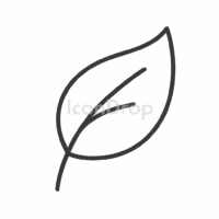 Tea Leaf Icon Outline