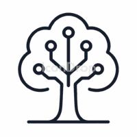Tech Tree Icon Outline