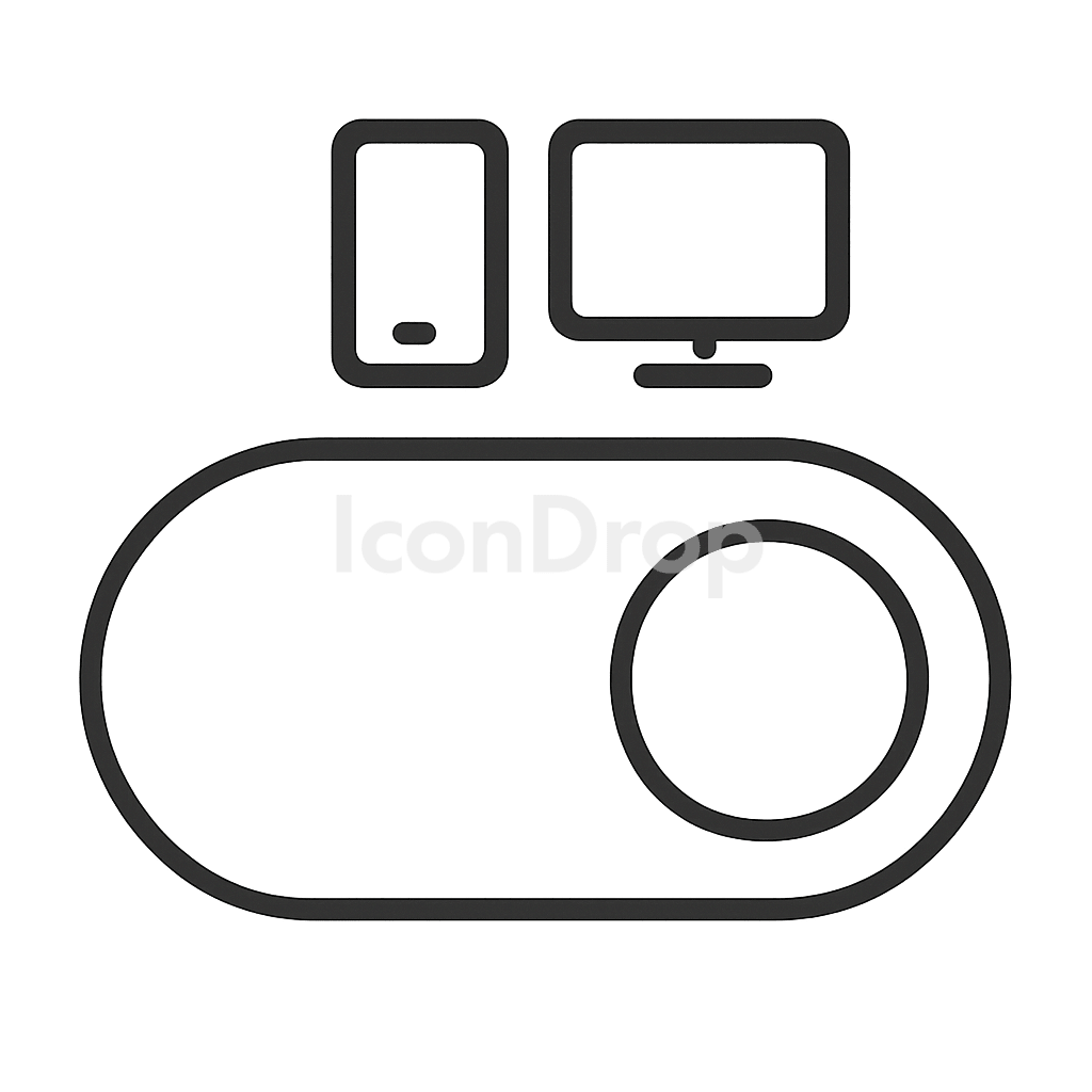 Toggle Device Toolbar Icon Outline