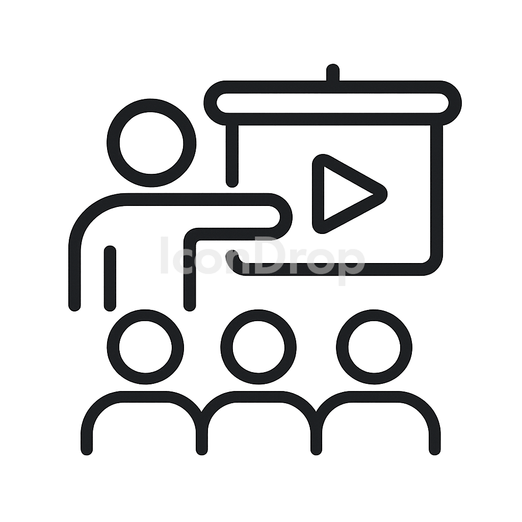 Training Icon Outline