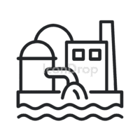 Treatment Plant Icon Outline