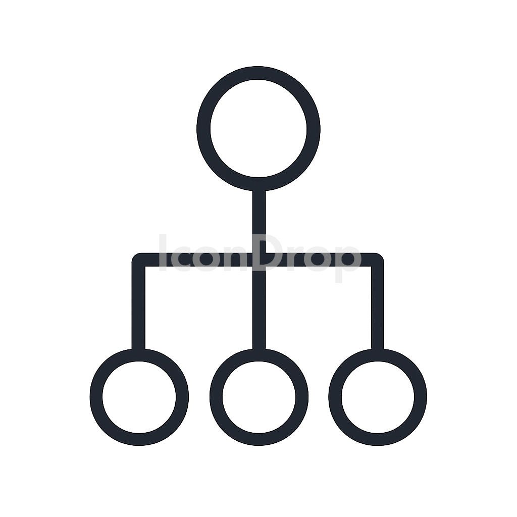 Tree Node Icon Outline