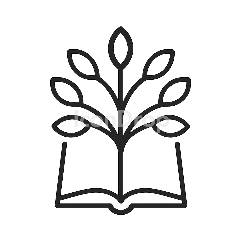 Tree Of Knowledge Icon Outline