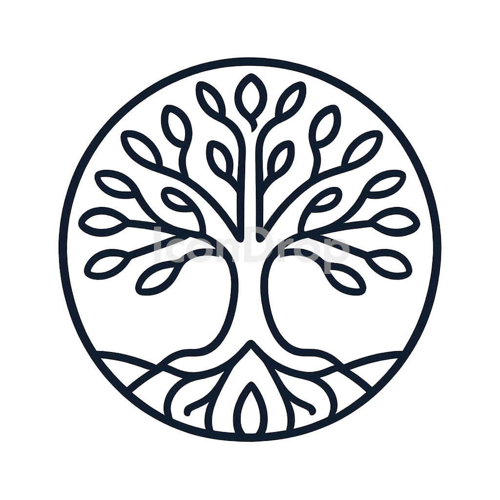 Tree Of Life Icon Outline