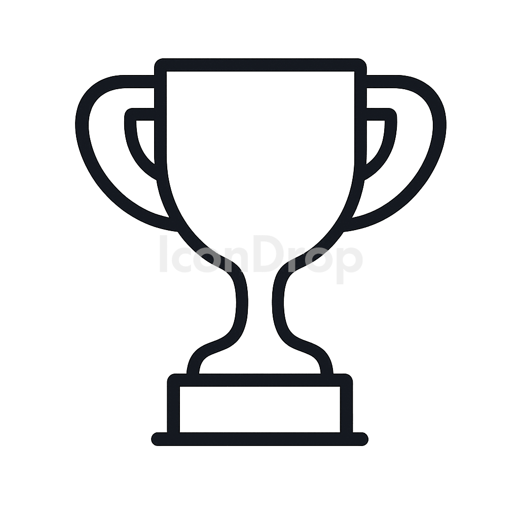 Trophy Cup Icon Outline
