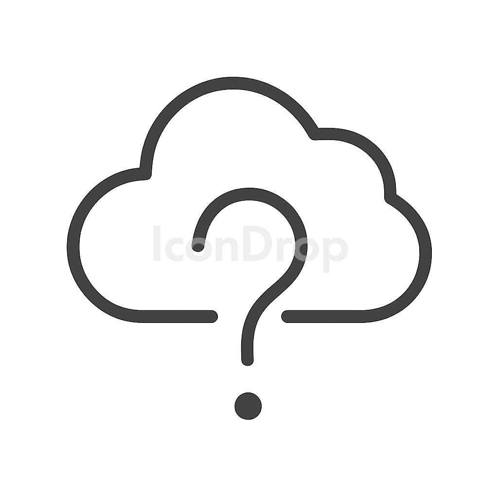 Unknown Weather Icon Outline