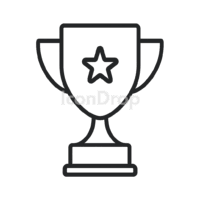 Victory Cup Icon Outline