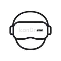 Vr Glass Icon Outline