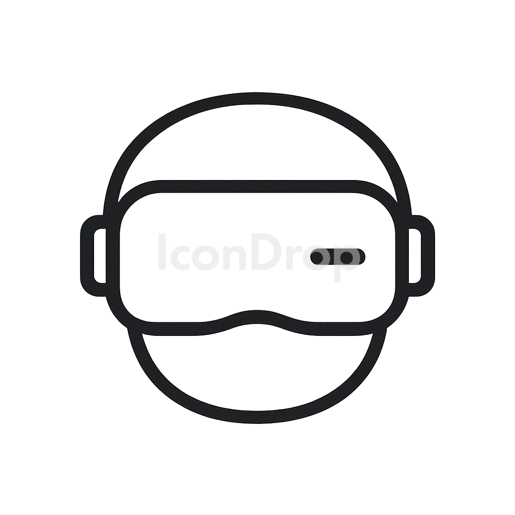 Vr Glass Icon Outline