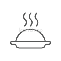 Warm Food Icon Outline