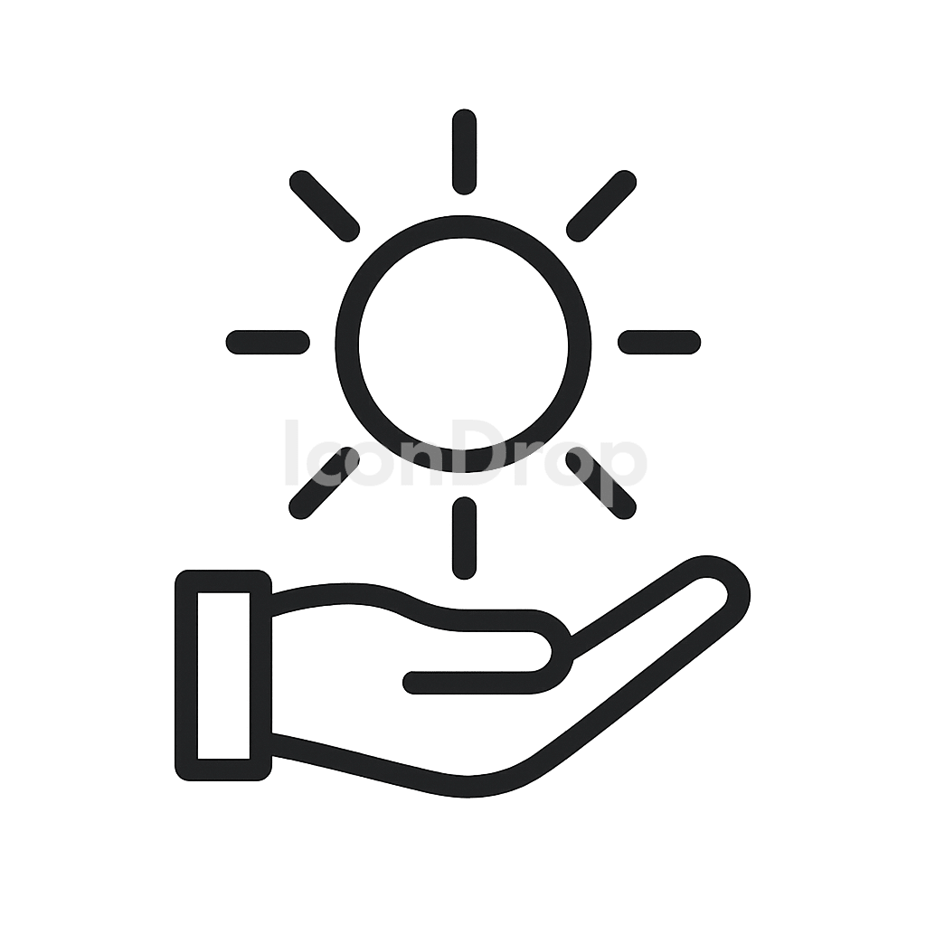 Warm Icon Outline