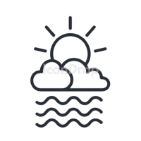 Warm Weather Icon Outline