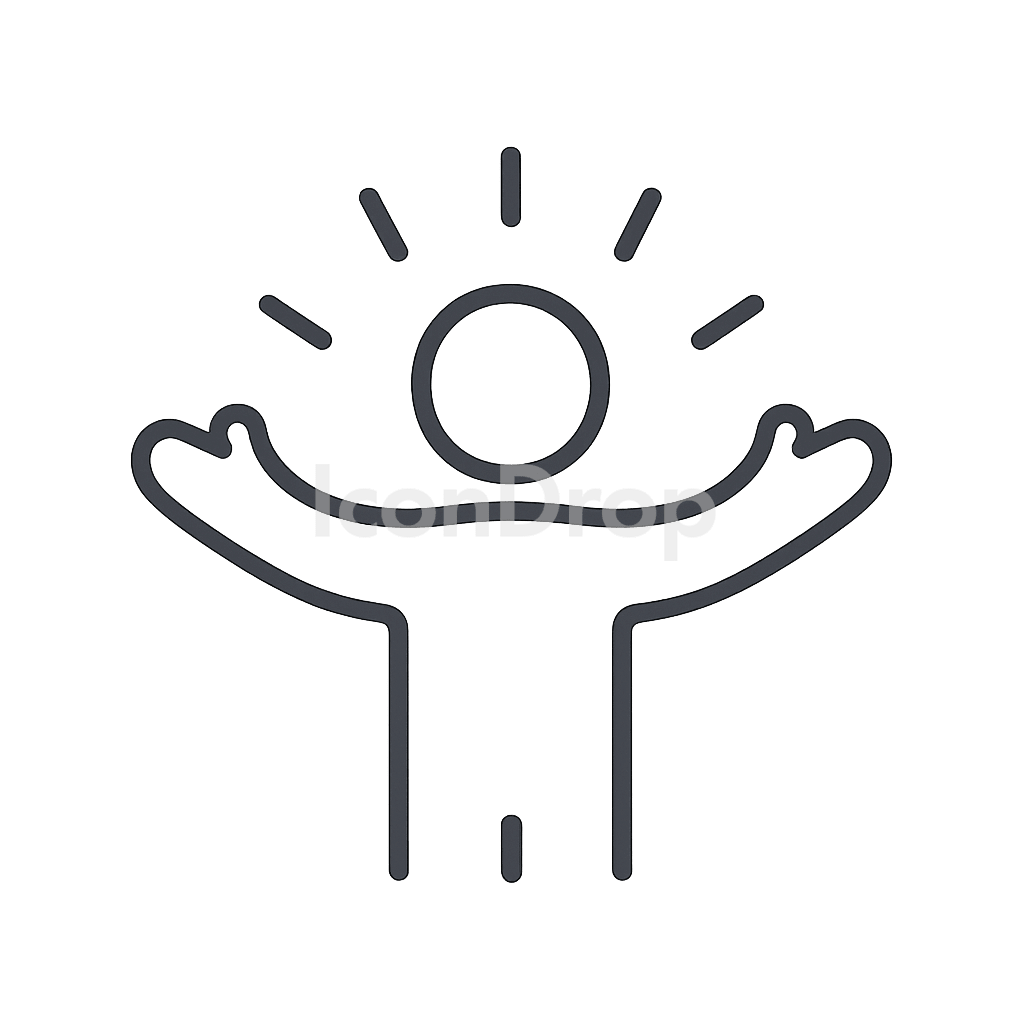 Warm Welcome Icon Outline