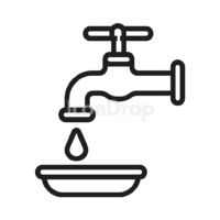Water Access Icon Outline