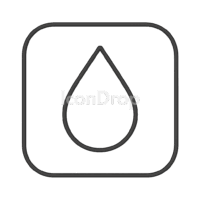 Water App Icon Outline