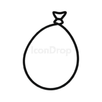 Water Balloon Icon Outline