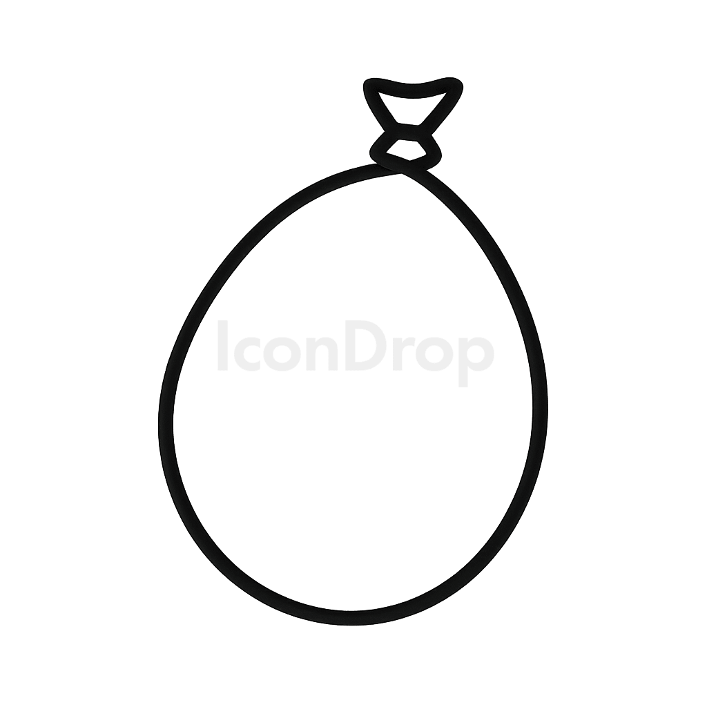 Water Balloon Icon Outline