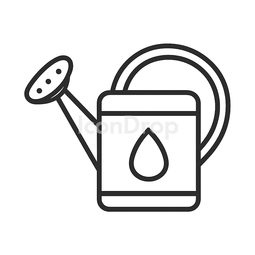 Water Can Icon Outline