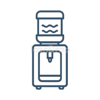 Water Dispenser Icon Outline