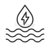 Water Energy Icon Outline