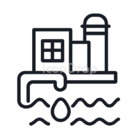 Water Facility Icon Outline