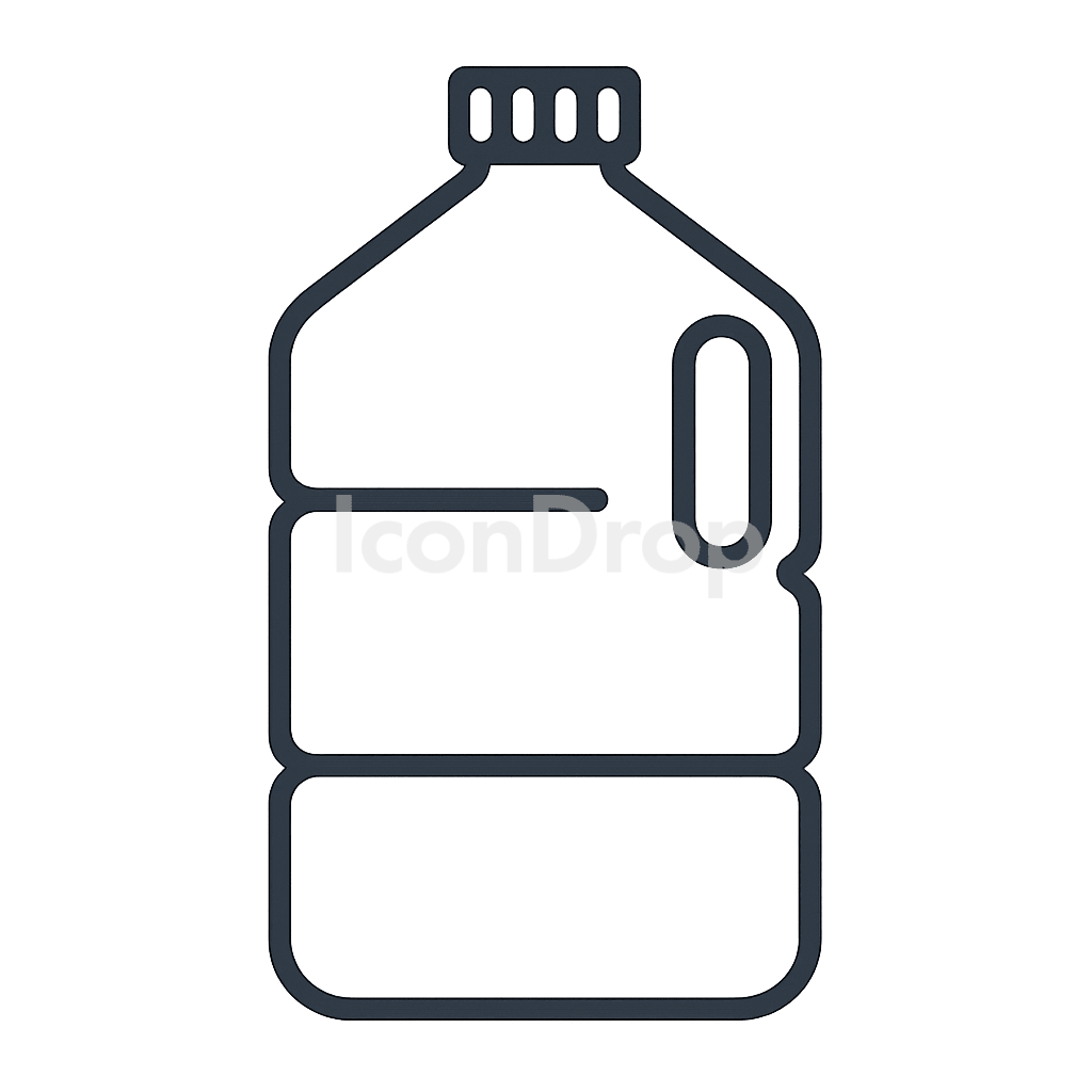 Water Gallon Icon Outline