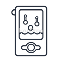 Water Icon Game Outline