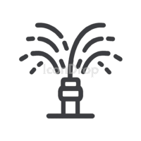 Water Jet Icon Outline