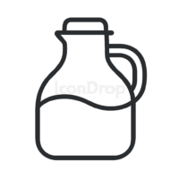 Water Jug Icon Outline