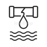 Water Leakage Icon Outline