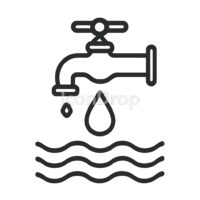 Water Management Icon Outline