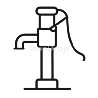 Water Pump Icon Outline