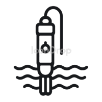 Water Quality Sensor Icon Outline
